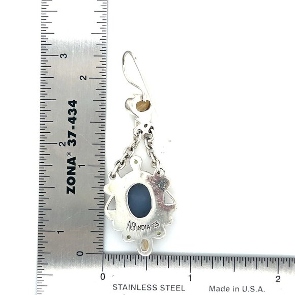 Nicky Butler 925 Multi Stone Druzy Earrings - Picture 6 of 8